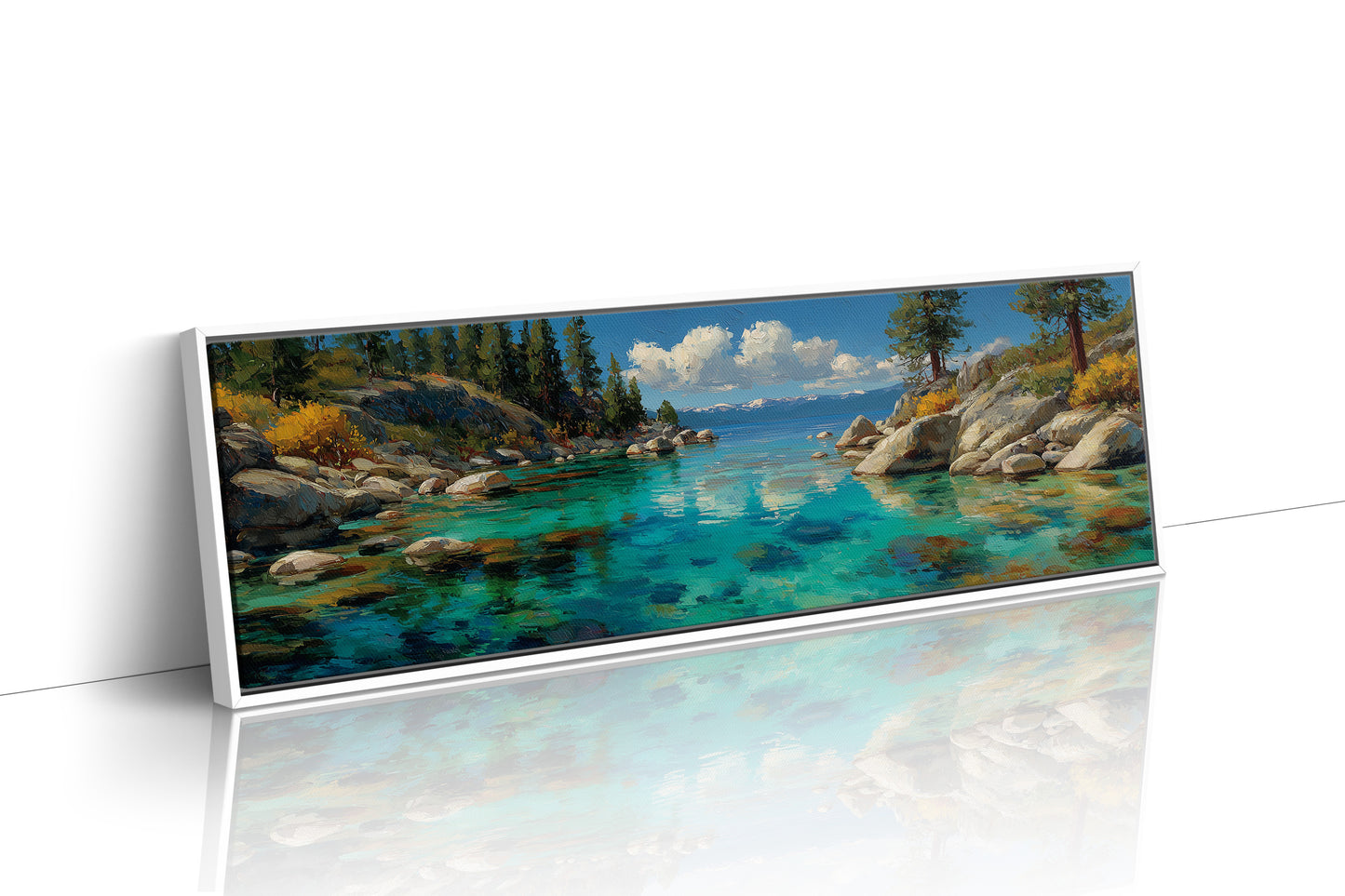 Crystal Waters Of The Mountain Shore