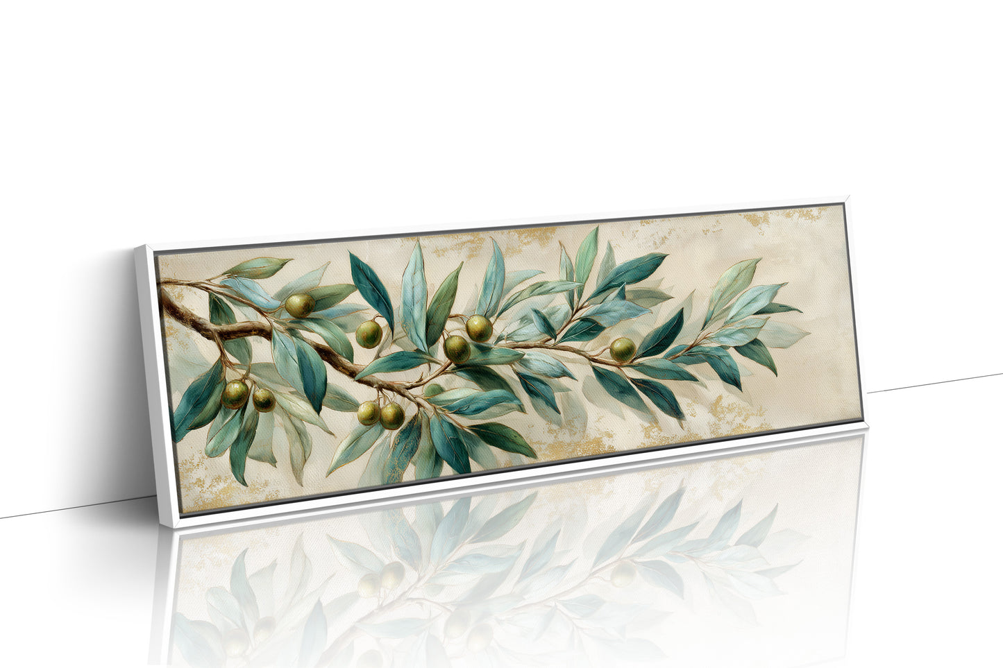 Olive Branch In Soft Mediterranean Light