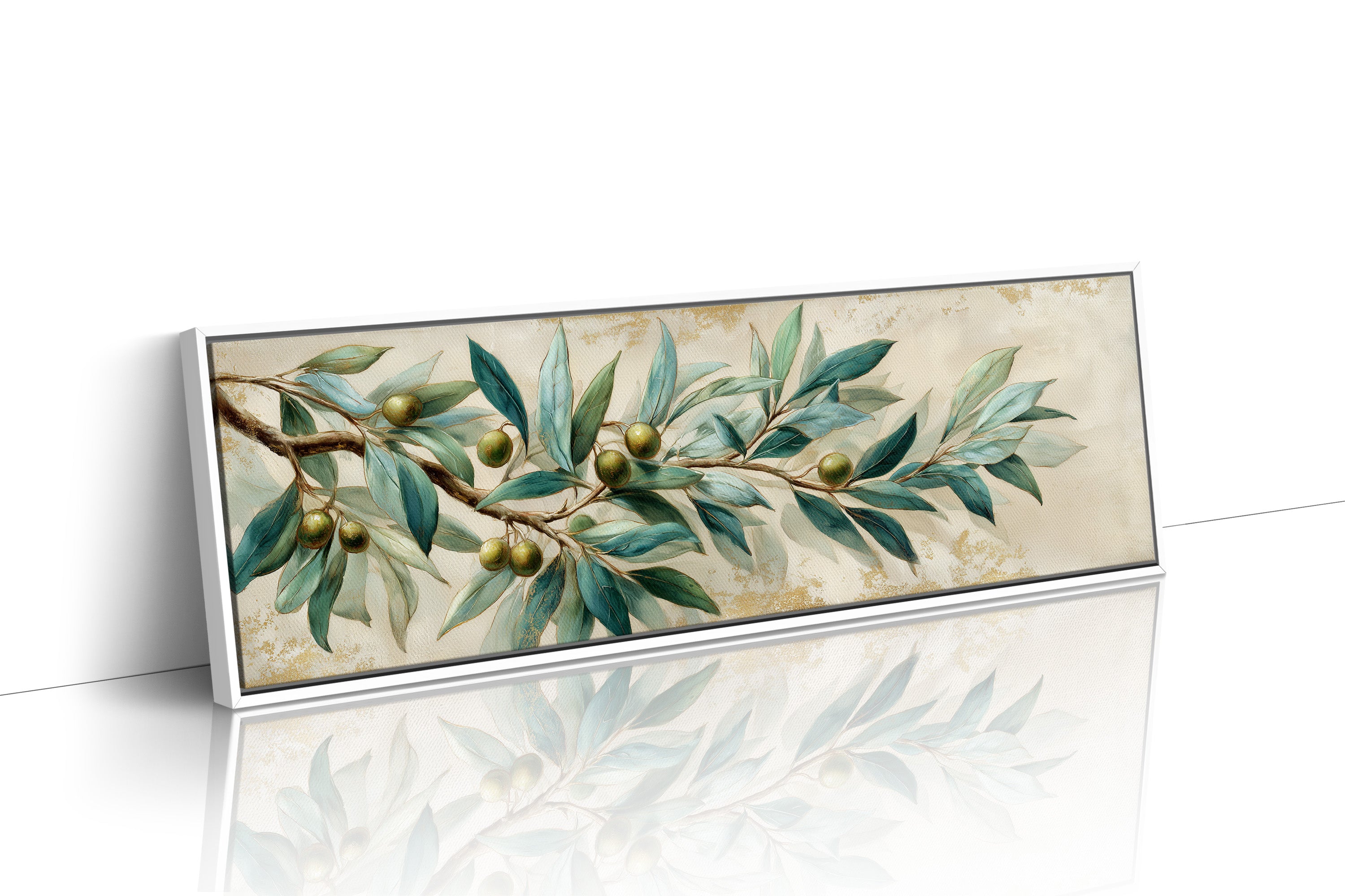 Olive Branch In Soft Mediterranean Light