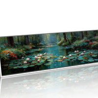 Water Lilies In Forest Stillness