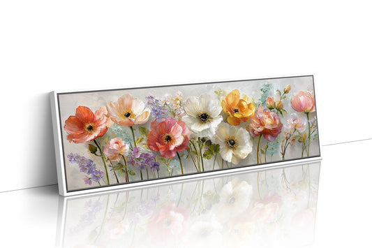 Garden Blooms In Soft Pastel Light
