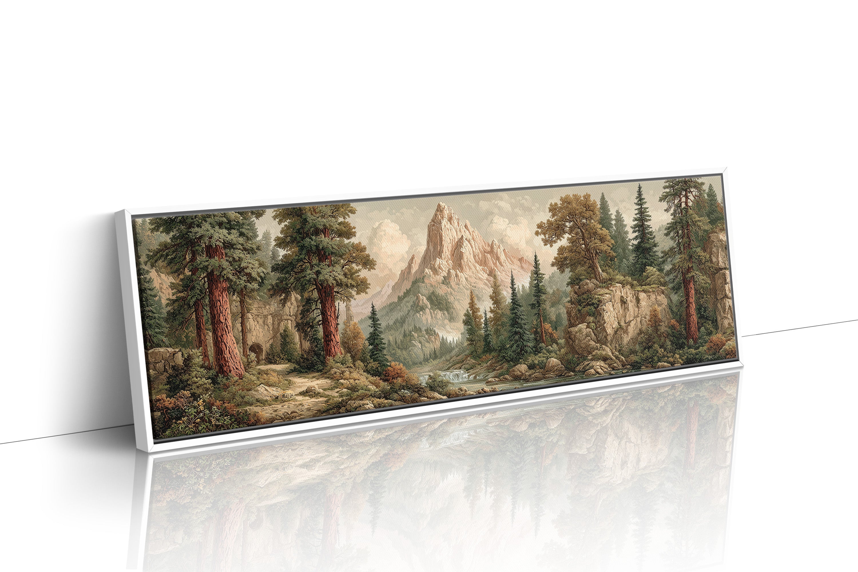 Majestic Mountain Forest Wilderness Landscape
