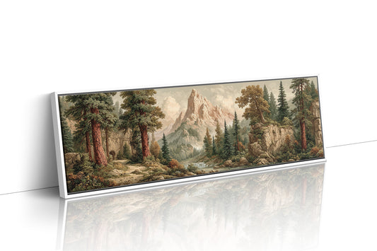 Majestic Mountain Forest Wilderness Landscape
