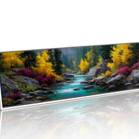 Autumn River Through Golden Pines