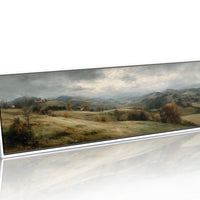 Quiet Hills Beneath A Silver Sky