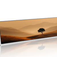 A Lone Tree In Golden Quiet