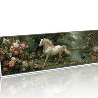 White Stallion In The Secret Garden
