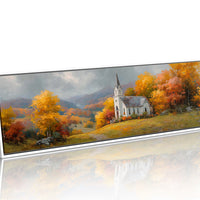 Autumn Light On The Hilltop Chapel