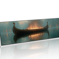 Viking Farewell On The Burning Sea