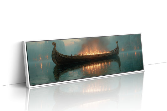 Viking Farewell On The Burning Sea