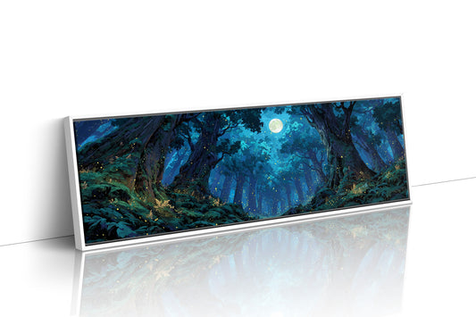 Moonlit Enchanted Forest Path