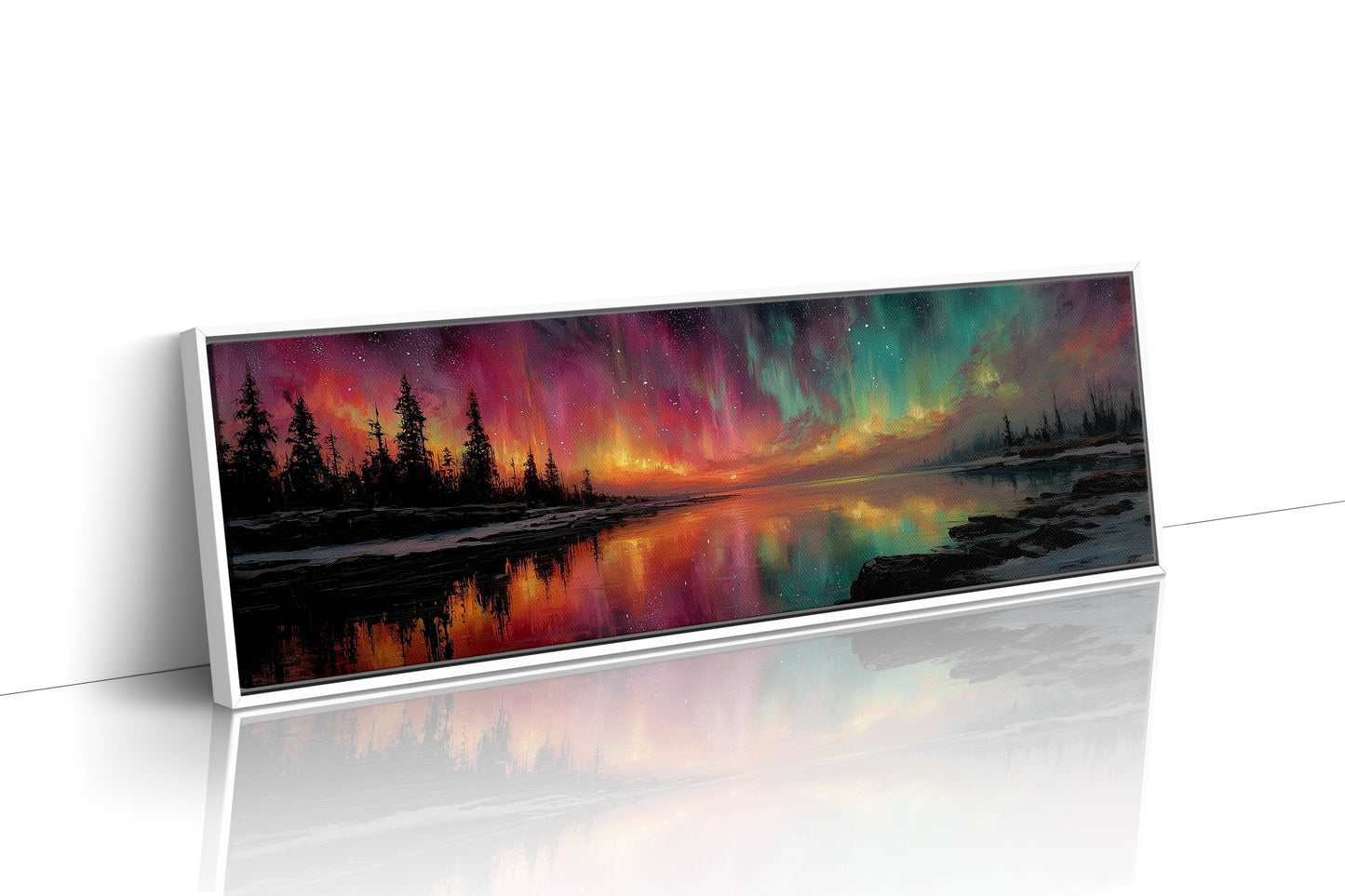 Northern Lights Over Still Waters