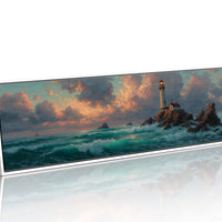 Lighthouse at Stormy Sunset