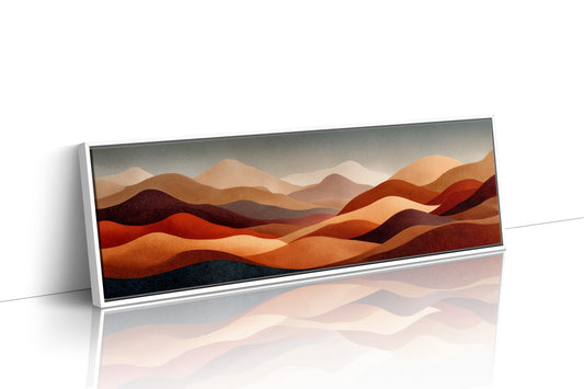 Desert Sunset Abstract Hills