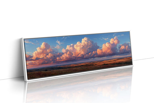 Sunlit Prairie Cloudscape