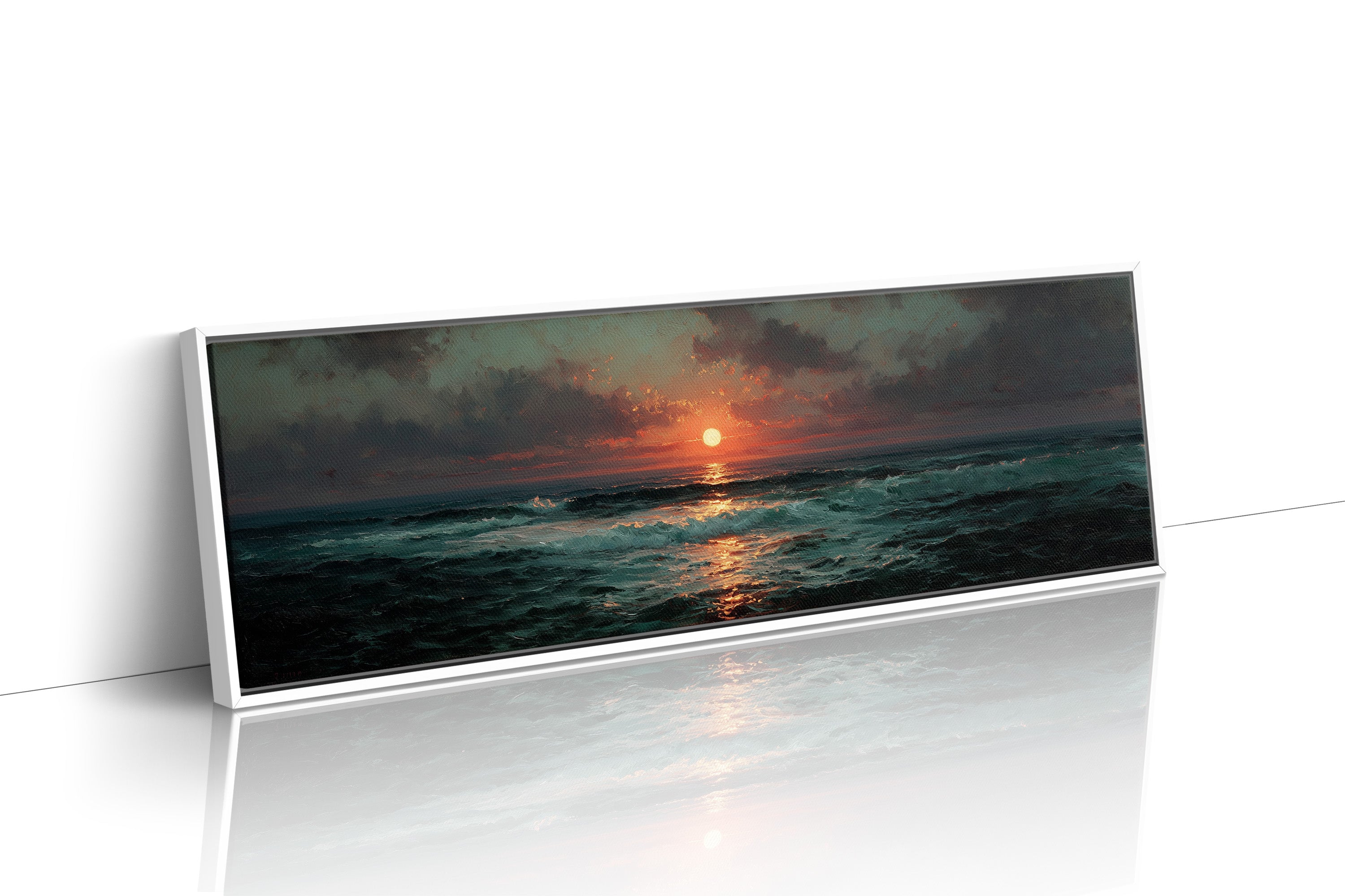 Crimson Ocean Sunset