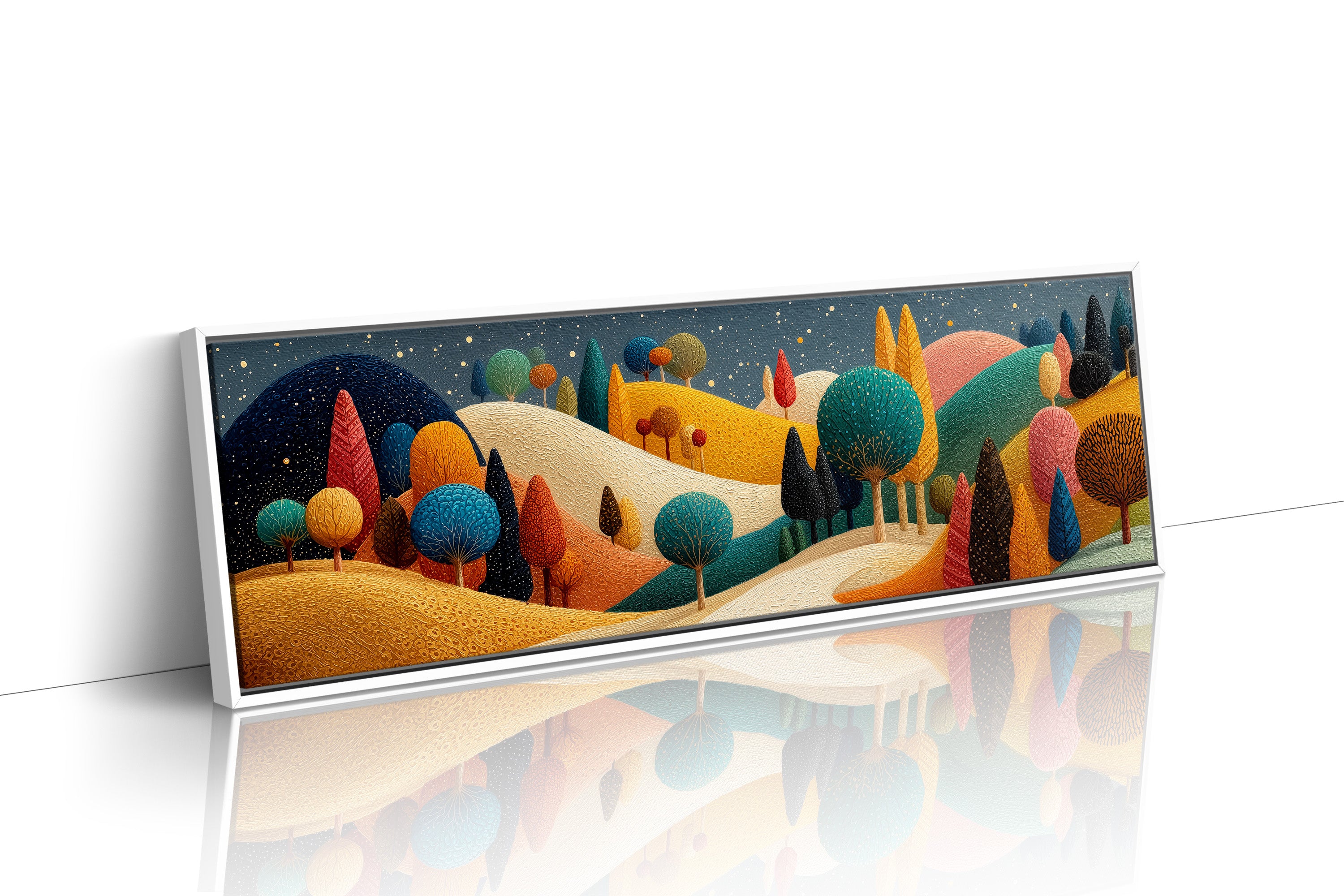 Whimsical Starlit Hills