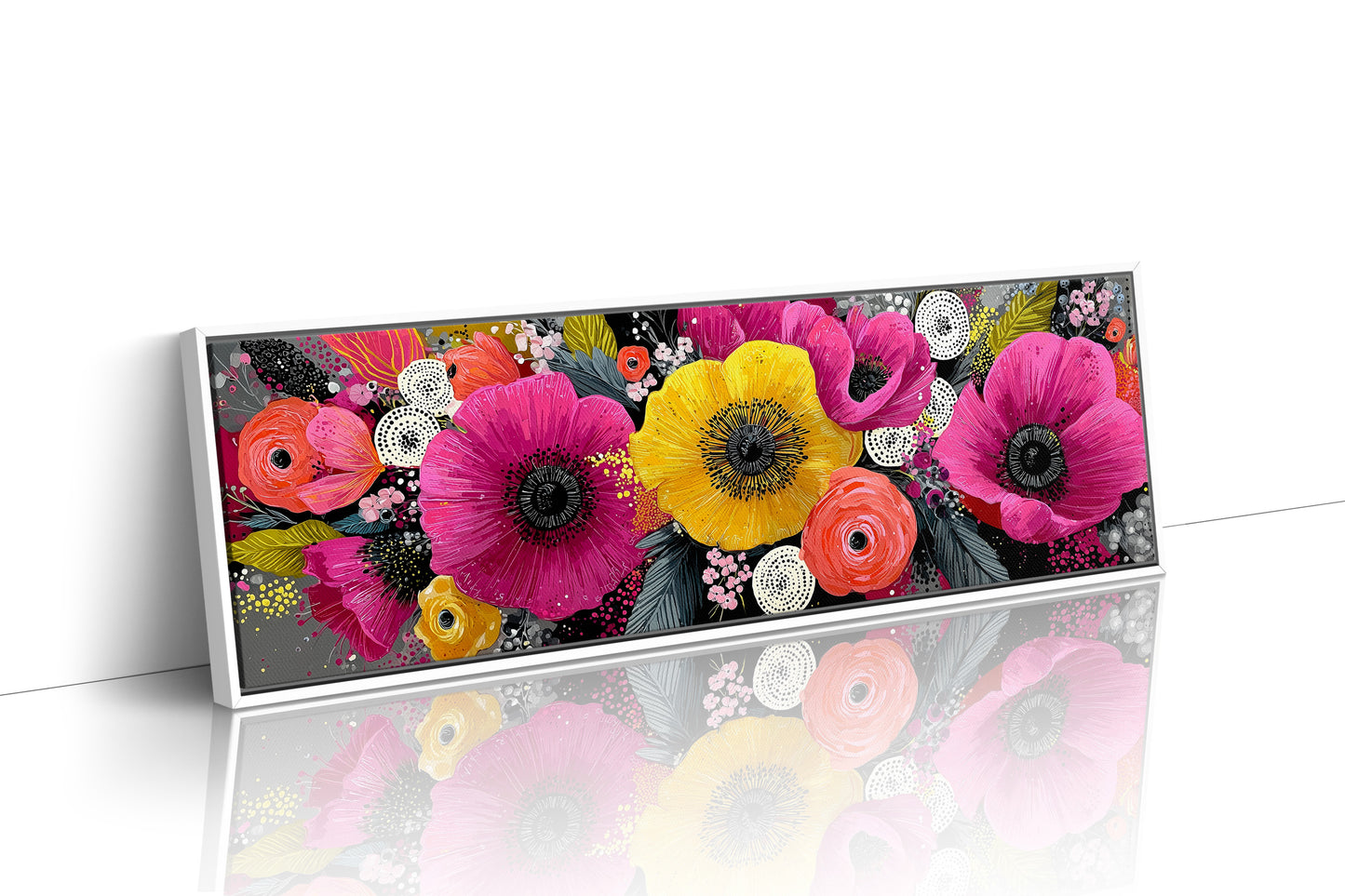 Vibrant Modern Floral Burst