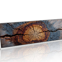 Wood Grain Tree Rings Rustic Macro Wall Art