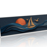 Sails Through Copper Sunset