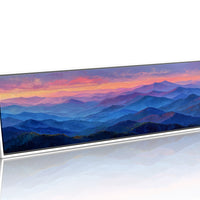 Pastel Mountains Drift at Dusk