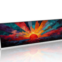 Sunburst in Painted Fire
