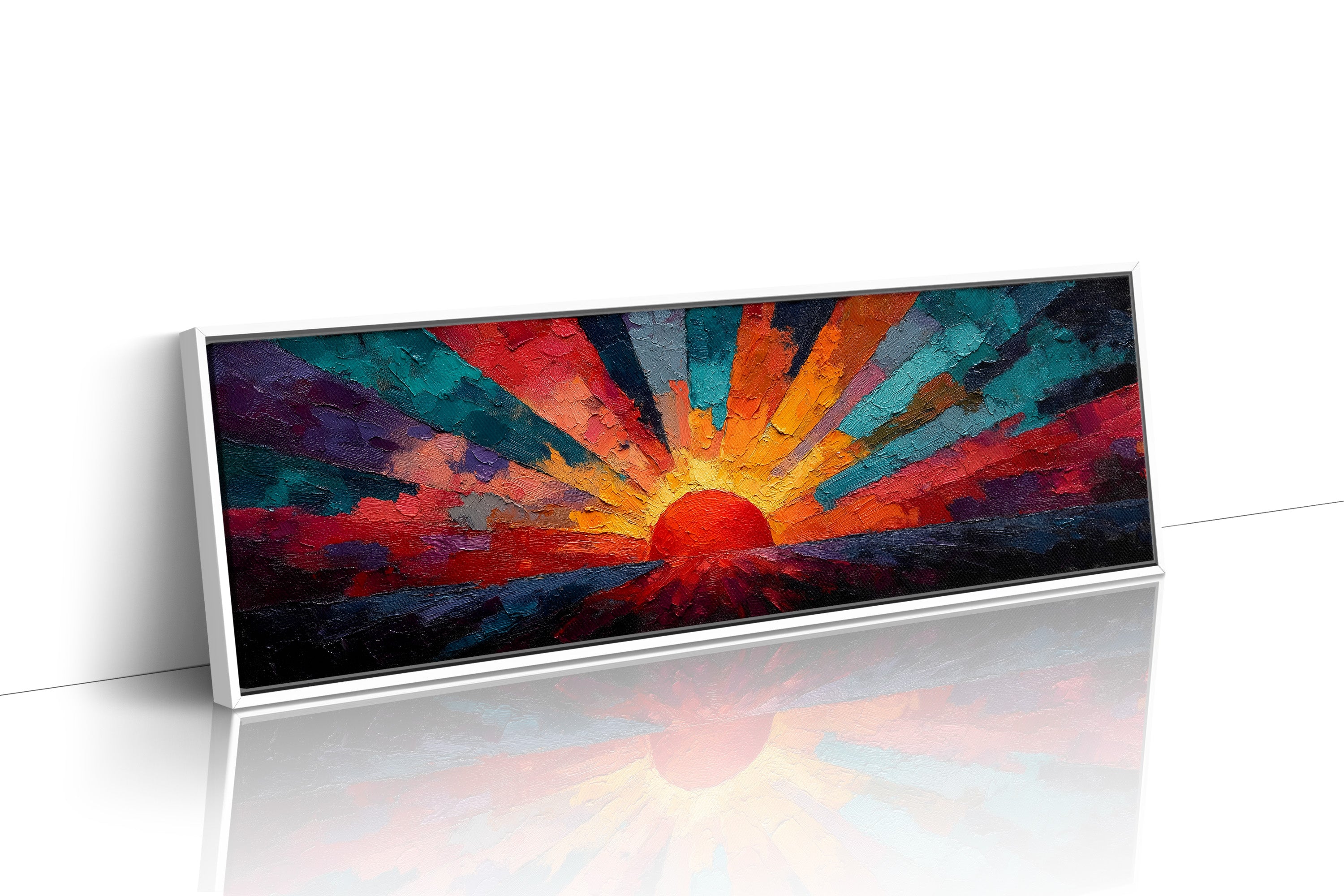 Sunburst in Painted Fire