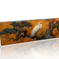 Heron Among Golden Pines