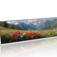 Wildflowers Beneath the Peaks