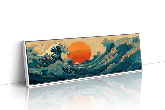 Waves Rise To Meet the Sun