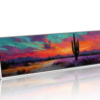 Neon Dust Over Desert Twilight