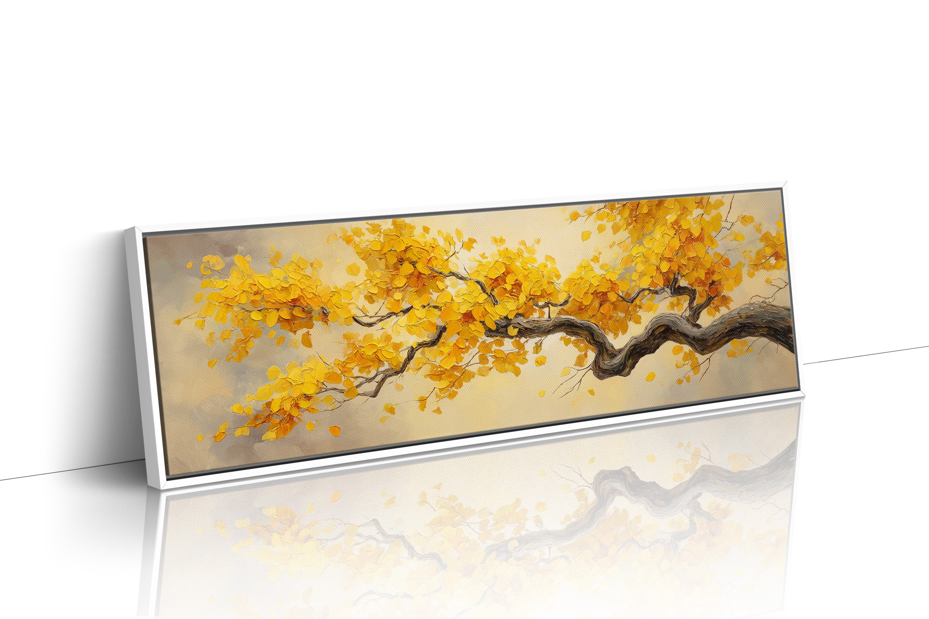 Golden Branch in Autumn Light