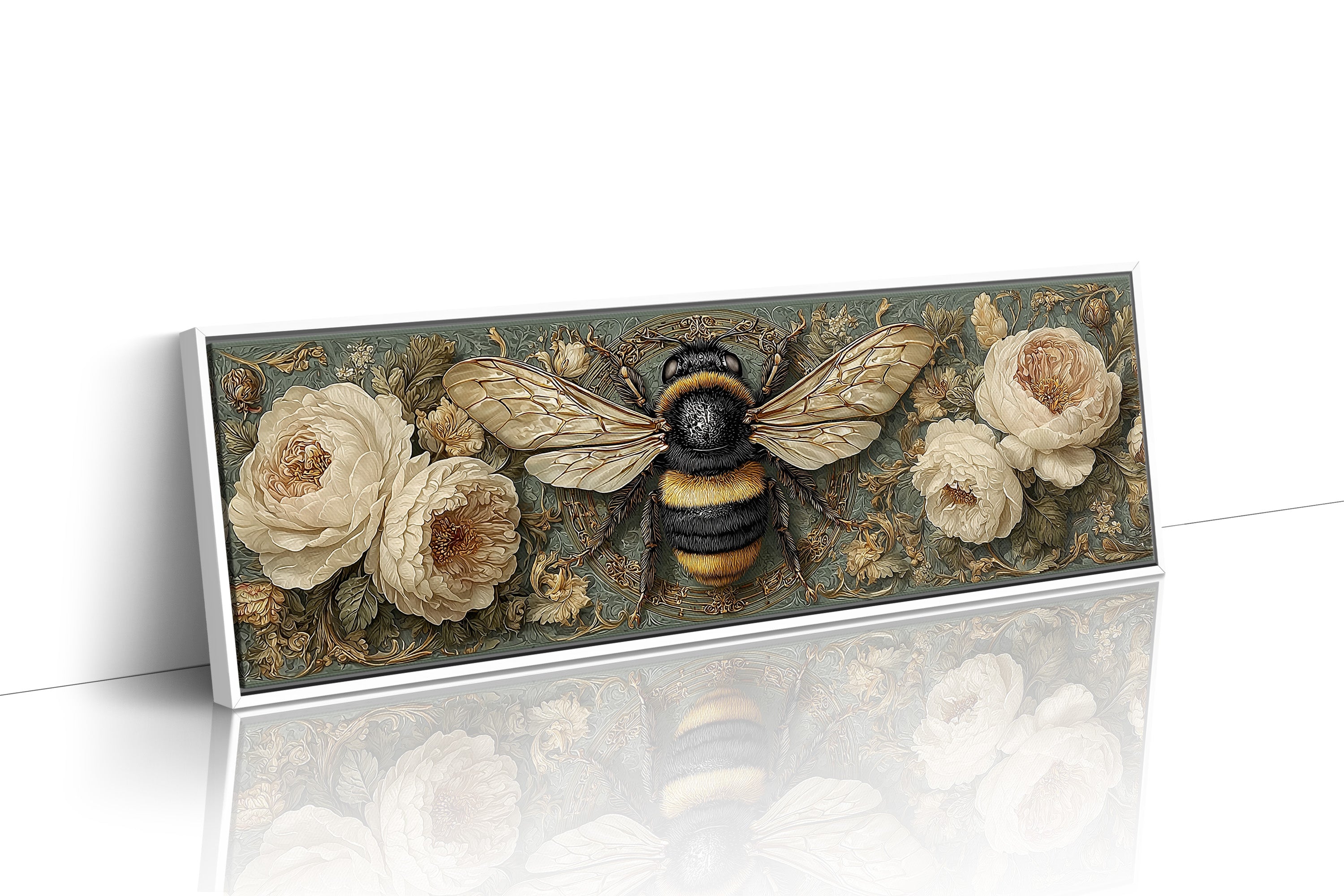 Bee Among the Ivory Blossoms