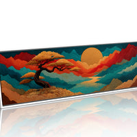 Golden Sun Over Painted Valleys