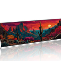 Desert Sunfall in Painted Canyons