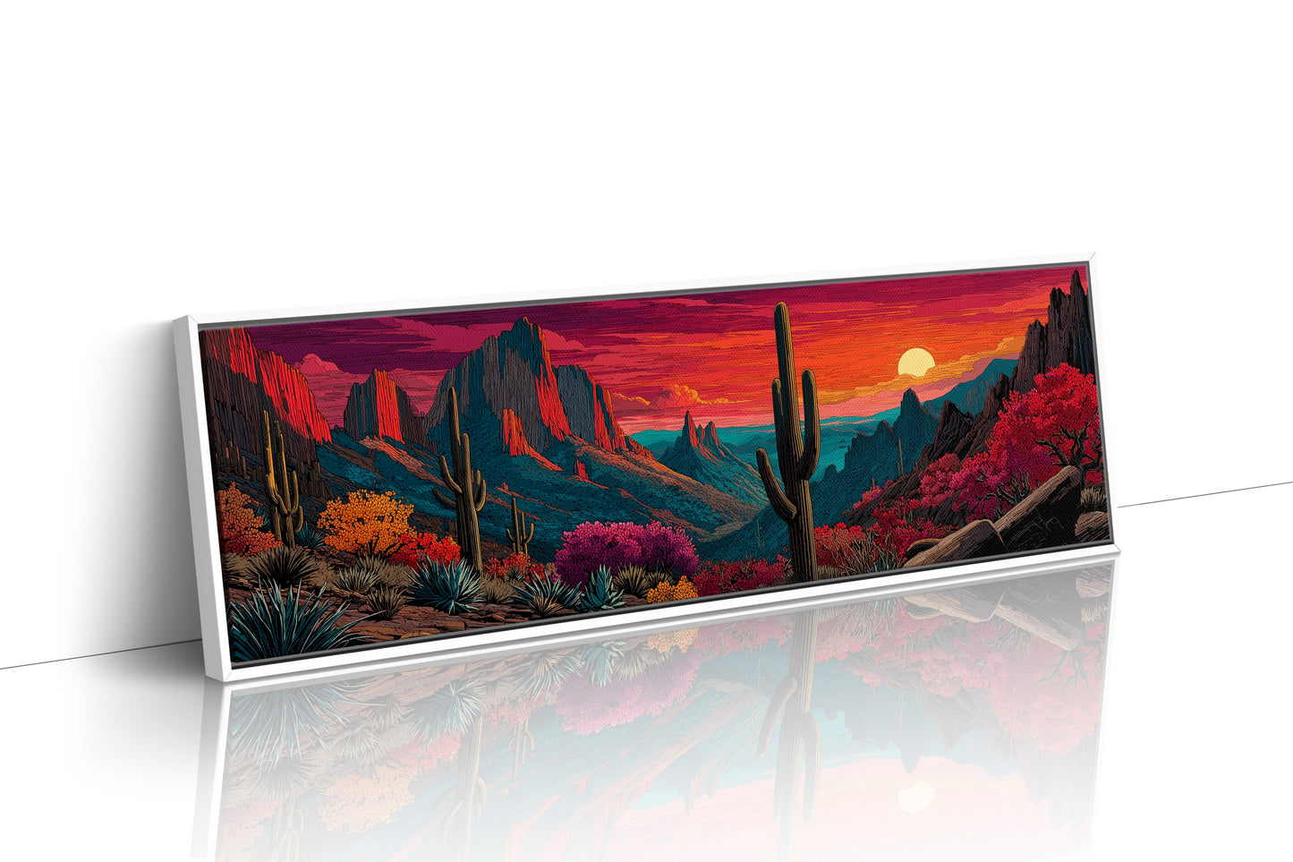 Desert Sunfall in Painted Canyons
