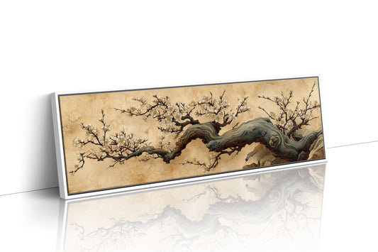 Blossoms Along the Weathered Limb
