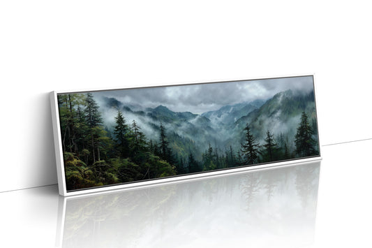Mist Rising Through Evergreen Valleys