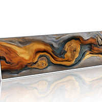 Golden Grain in Weathered Wood