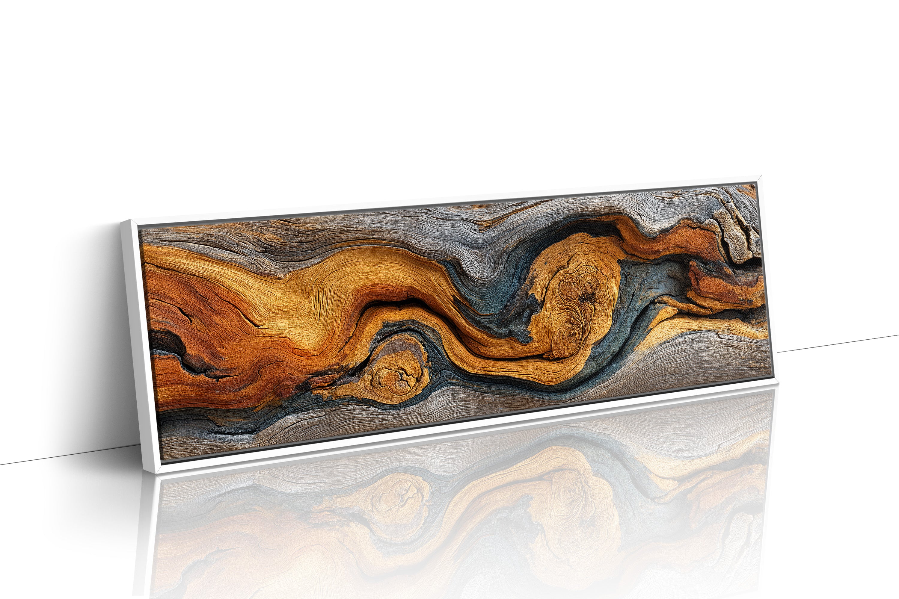Golden Grain in Weathered Wood