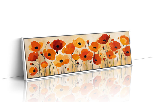 Poppies Dancing in Golden Light