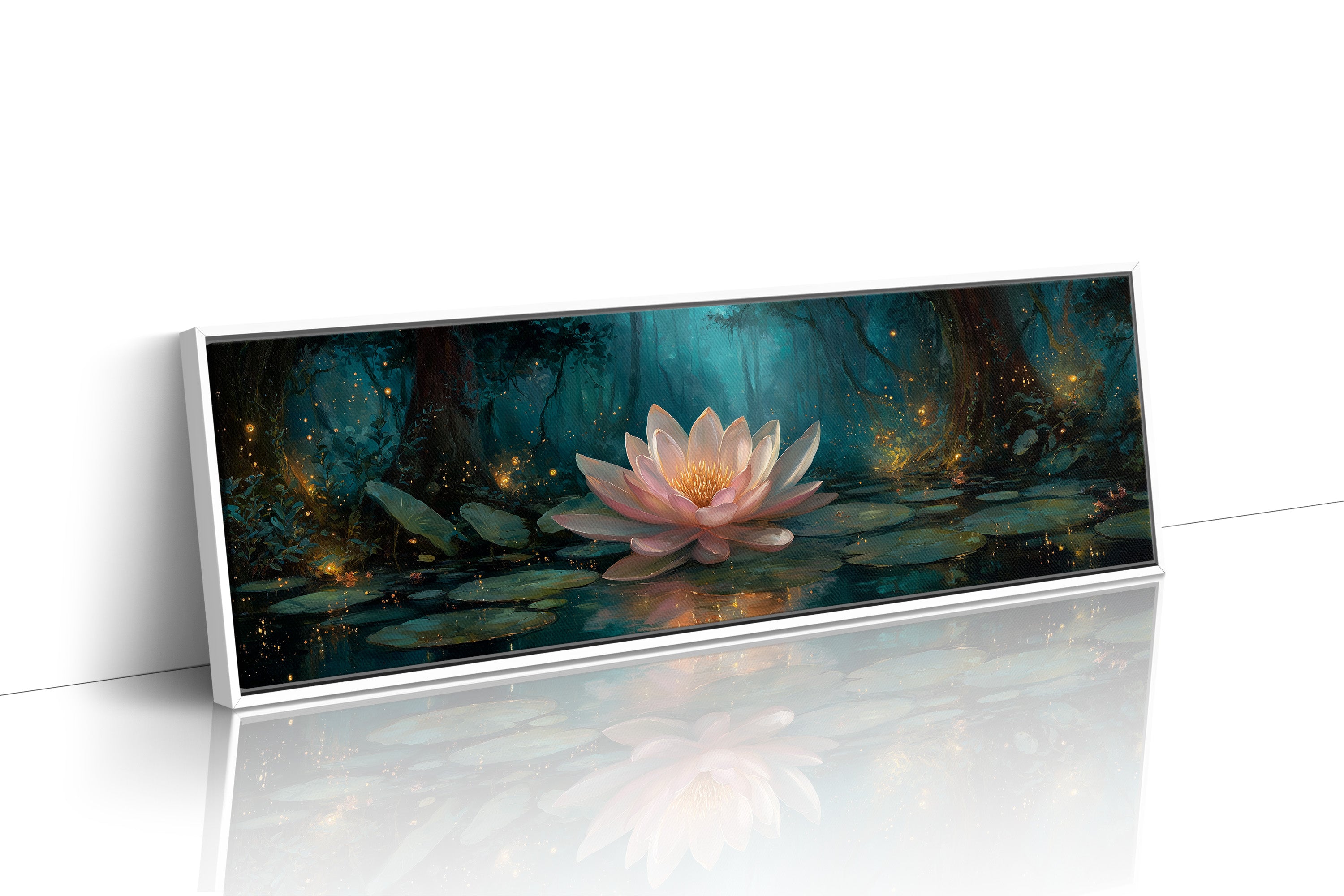 Enchanted Lotus Bloom by Firefly Light