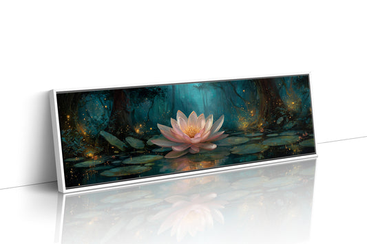 Enchanted Lotus Bloom by Firefly Light