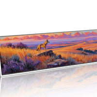 Coyote Standing in Painted Dawn