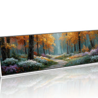 Autumn Path Through the Blooming Wood