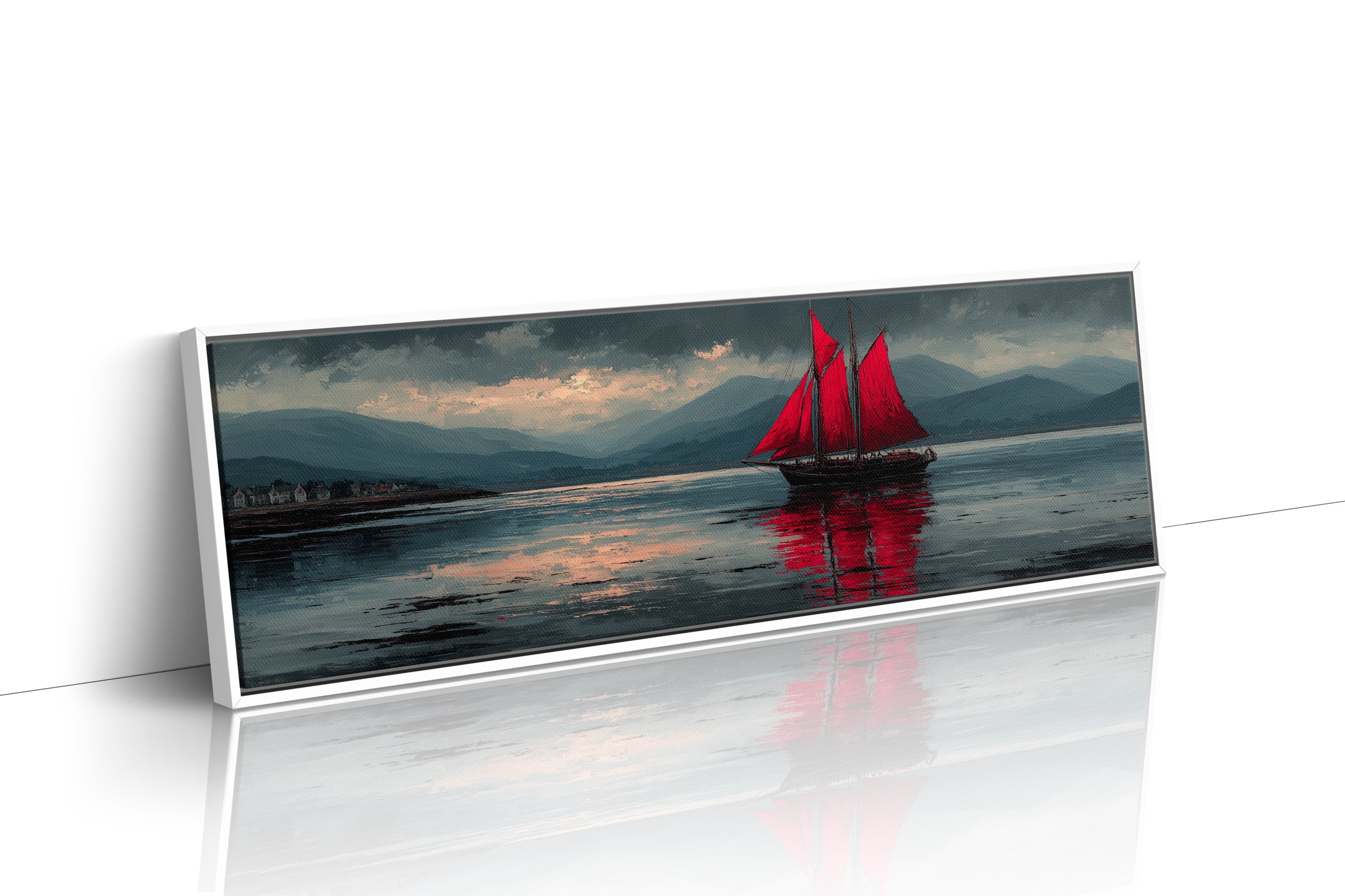 Red Sails Against the Gathering Storm