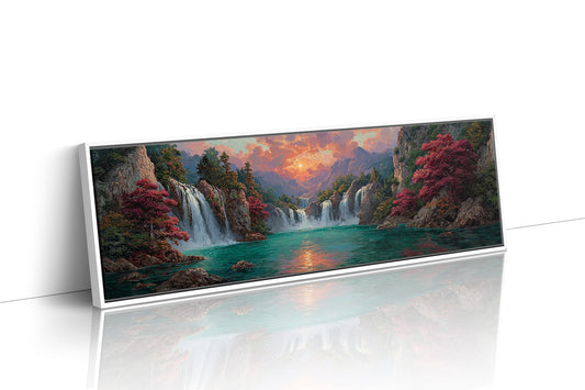 Sunset Over Cascading Eden