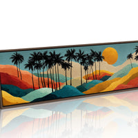 Sunset Over Painted Palms