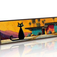 Midcentury Cat at Sunset