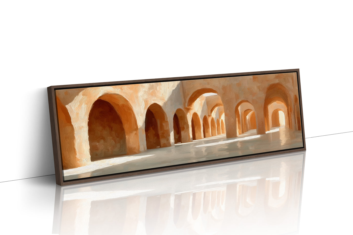 Sunlit Arches in Stillness